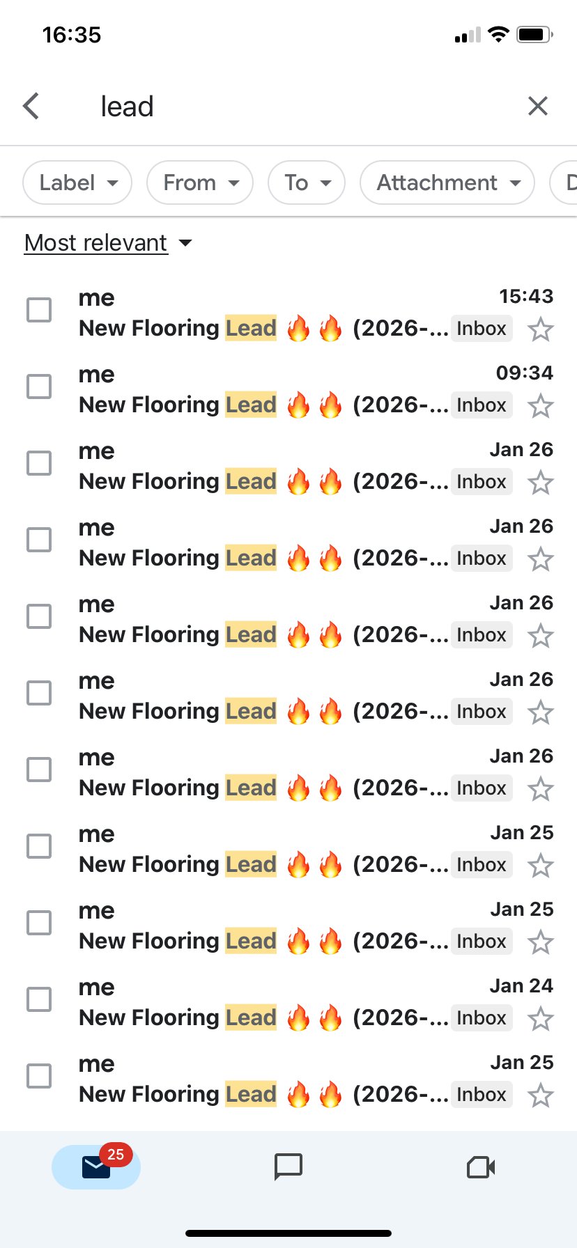 15 flooring leads in 5 days